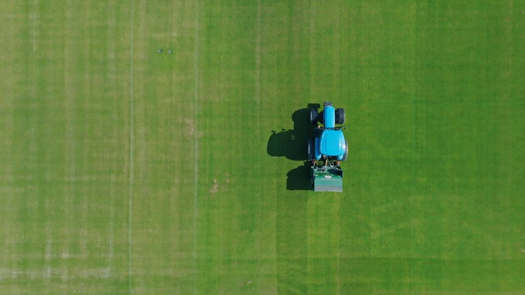 The turf is not just grass.